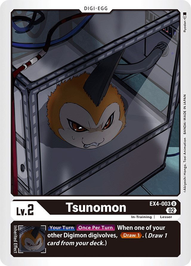 Tsunomon [EX4-003] [Alternative Being Booster] | Tables and Towers