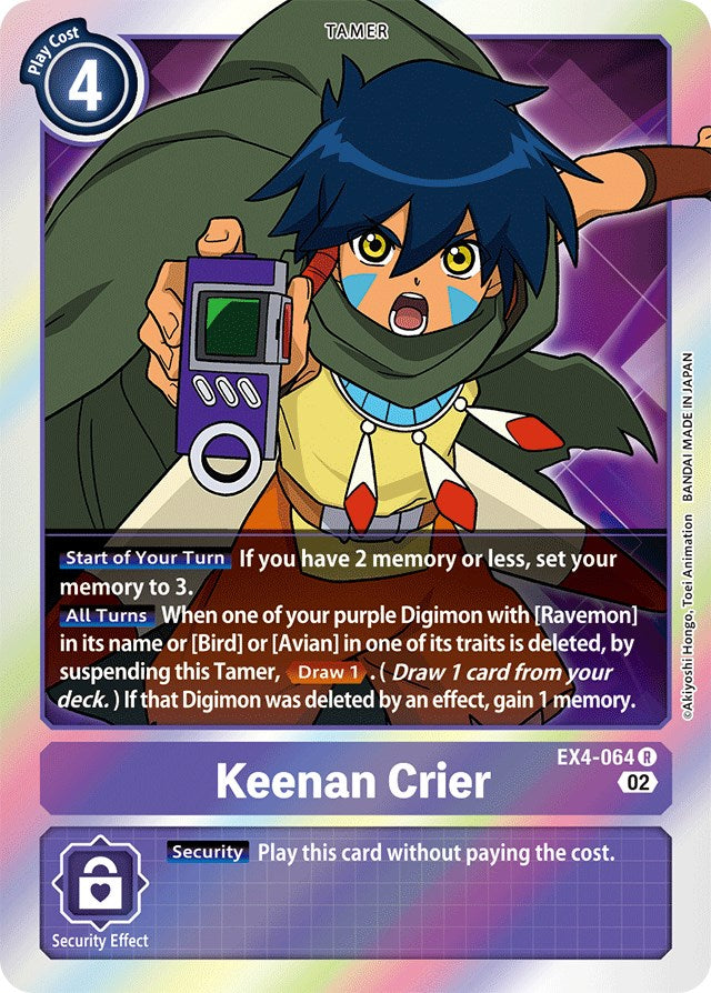 Keenan Crier [EX4-064] [Alternative Being Booster] | Tables and Towers