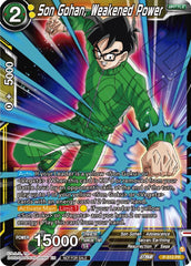 Son Gohan, Weakened Power (Zenkai Series Tournament Pack Vol.4) (P-510) [Tournament Promotion Cards] | Tables and Towers