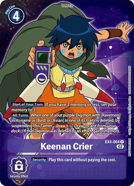 Keenan Crier [EX4-064] (Alternate Art) [Alternative Being Booster] | Tables and Towers