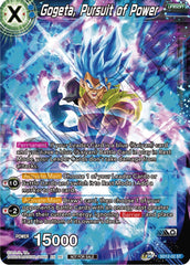 Gogeta, Pursuit of Power (Championship Selection Pack 2023 Vol.2) (Silver Foil) (SD12-02) [Tournament Promotion Cards] | Tables and Towers