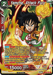 Yamcha, Attack Fury (Championship Selection Pack 2023 Vol.2) (Gold-Stamped Silver Foil) (P-536) [Tournament Promotion Cards] | Tables and Towers