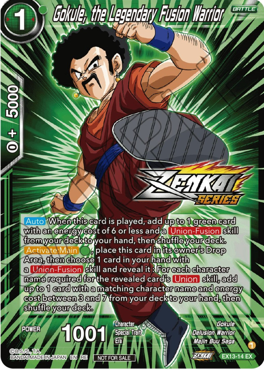 Gokule, the Legendary Fusion Warrior (Event Pack 12) (EX13-14) [Tournament Promotion Cards] | Tables and Towers