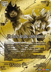 Son Goku // Ultra Instinct Son Goku, Limits Surpassed (Championship 2023 Golden Card Vol.2, Version 1) (BT9-100) [Tournament Promotion Cards] | Tables and Towers