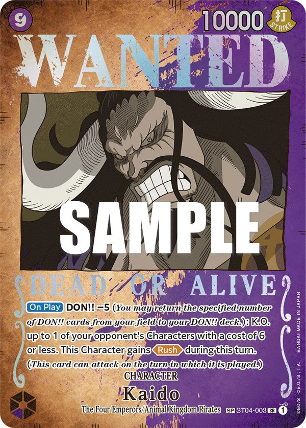 Kaido (Wanted Poster) [Pillars of Strength] | Tables and Towers