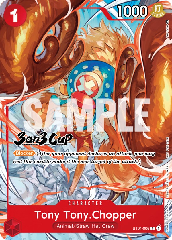 Tony Tony.Chopper (3-on-3 Cup) [Participant] [One Piece Promotion Cards] | Tables and Towers