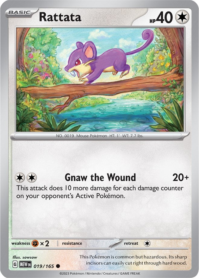 Rattata (019/165) [Scarlet & Violet: 151] | Tables and Towers