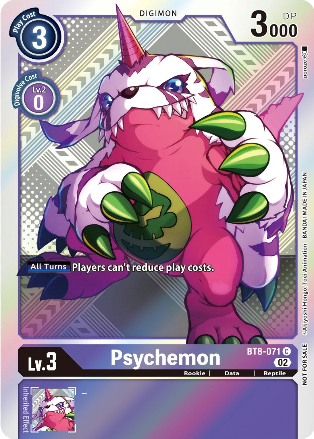 Psychemon [BT8-071] (Versus Royal Knight Booster Pre-Release Pack) [New Awakening Promos] | Tables and Towers