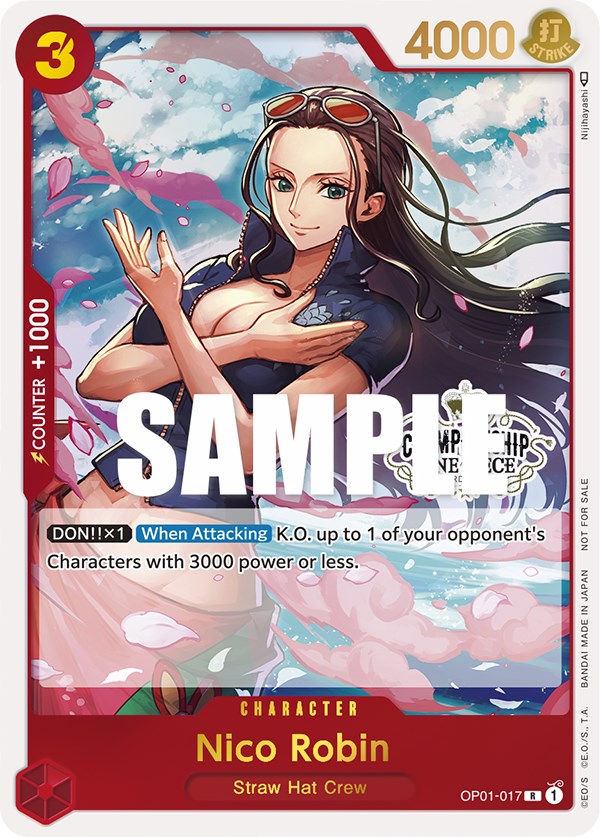 Nico Robin (Store Championship Participation Pack) [One Piece Promotion Cards] | Tables and Towers