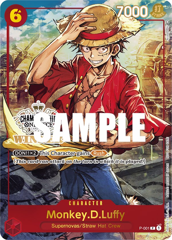 Monkey.D.Luffy (Store Championship Trophy Card) [One Piece Promotion Cards] | Tables and Towers