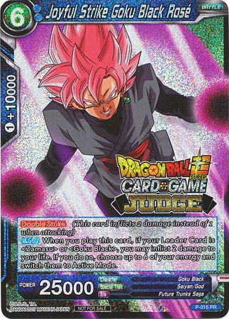 Joyful Strike Goku Black Rose (P-015) [Judge Promotion Cards] | Tables and Towers