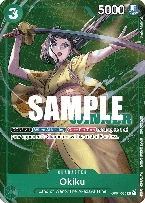 Okiku (Tournament Pack Vol. 4) [Winner] [One Piece Promotion Cards] | Tables and Towers