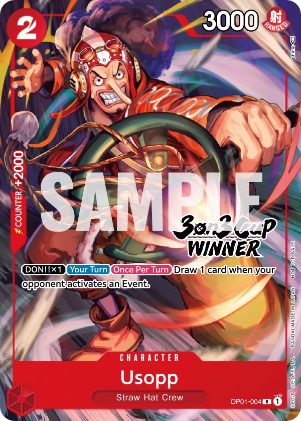 Usopp (3-on-3 Cup) [Winner] [One Piece Promotion Cards] | Tables and Towers