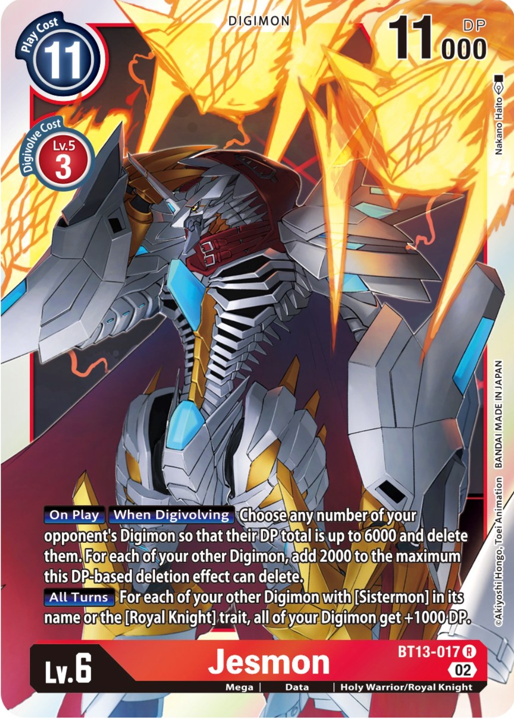 Jesmon [BT13-017] [Versus Royal Knights Booster] | Tables and Towers