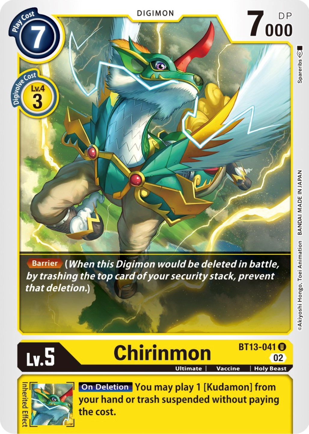 Chirinmon [BT13-041] [Versus Royal Knights Booster] | Tables and Towers