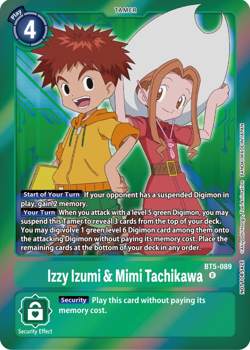 Izzy Izumi & Mimi Tachikawa [BT5-089] (Event Pack 5) [Battle of Omni Promos] | Tables and Towers