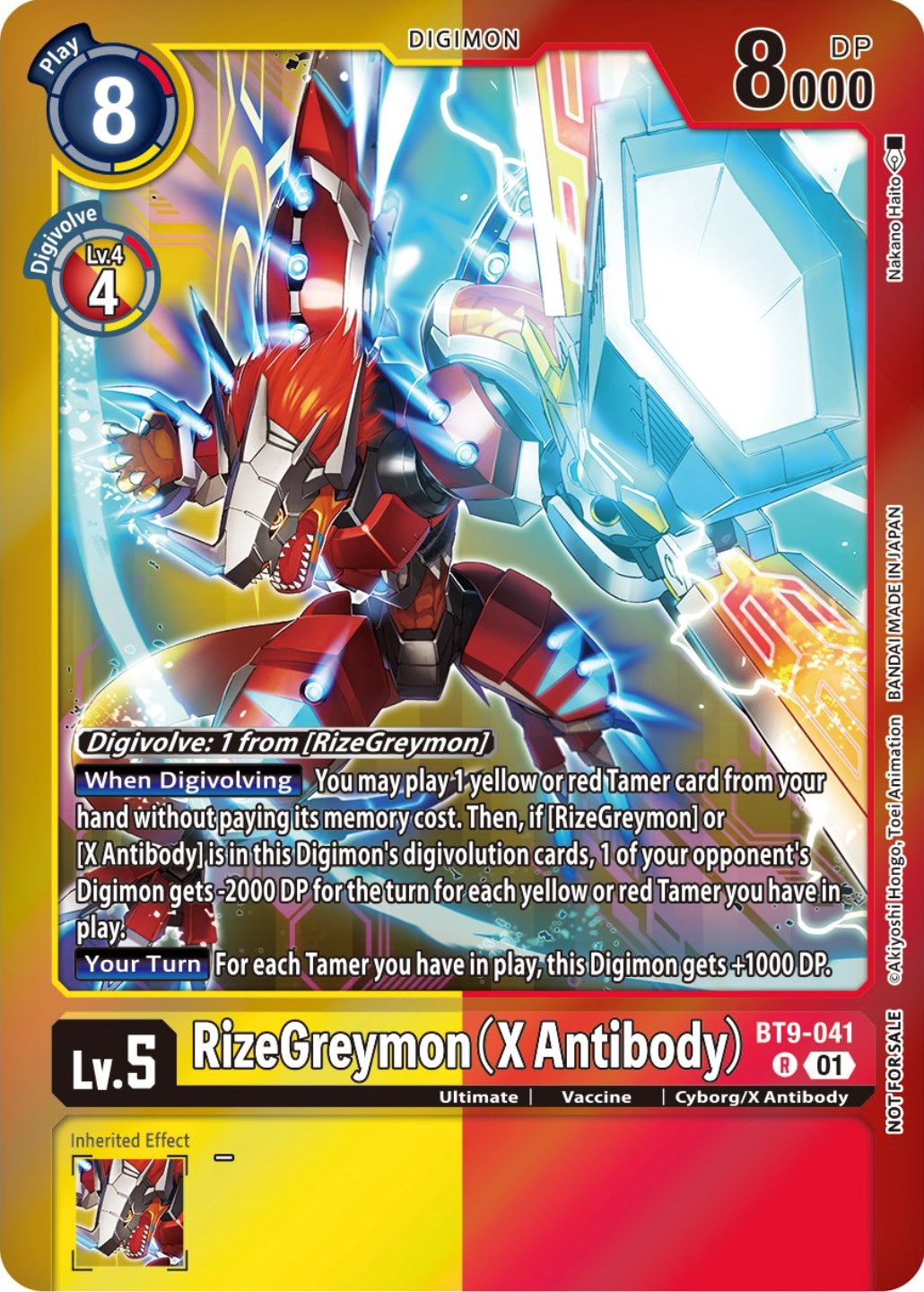 RizeGreymon (X Antibody) [BT9-041] (Event Pack 5) [X Record Promos] | Tables and Towers