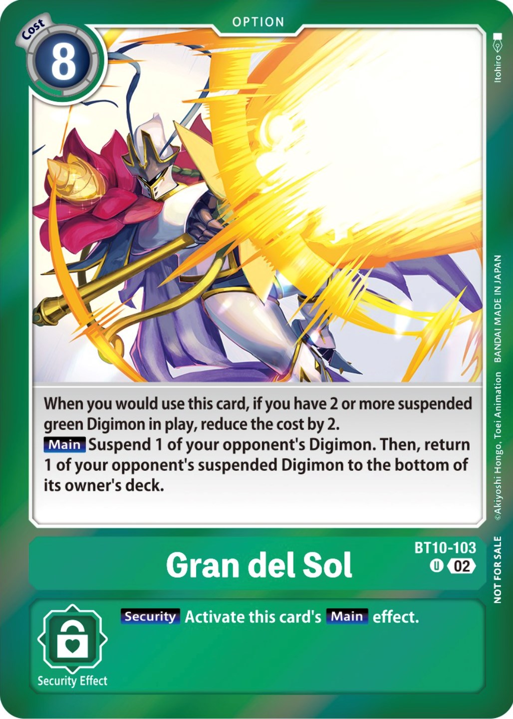 Gran del Sol [BT10-103] (Event Pack 5) [Xros Encounter Promos] | Tables and Towers