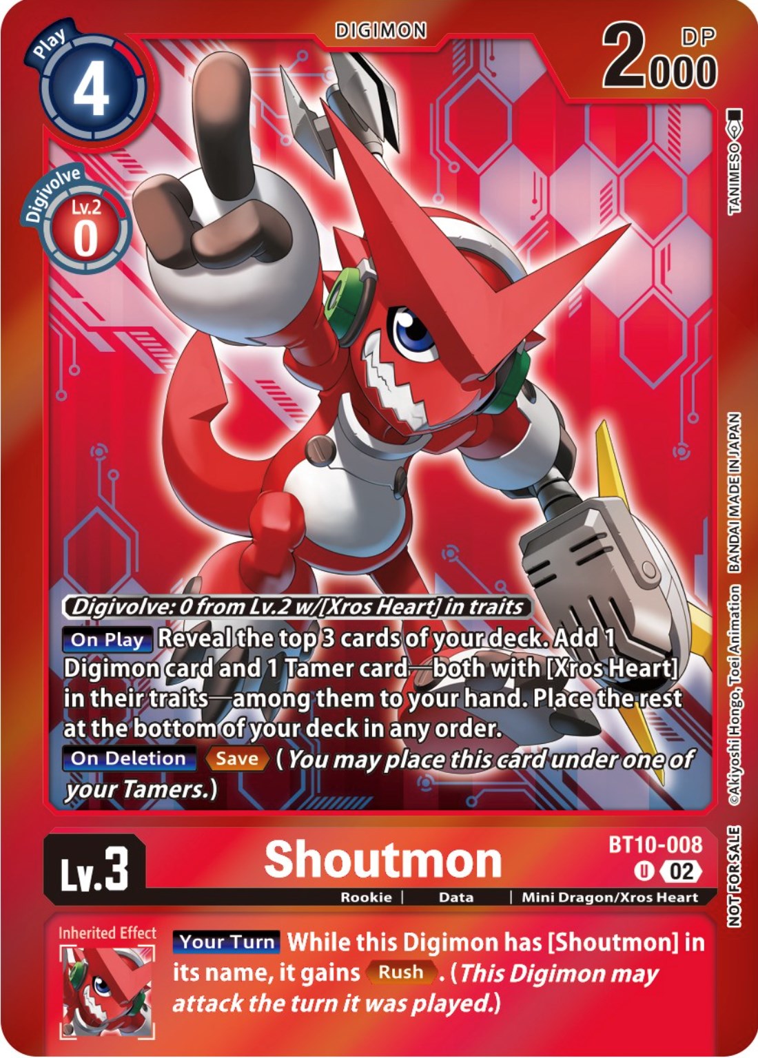 Shoutmon [BT10-008] (Event Pack 5) [Xros Encounter Promos] | Tables and Towers