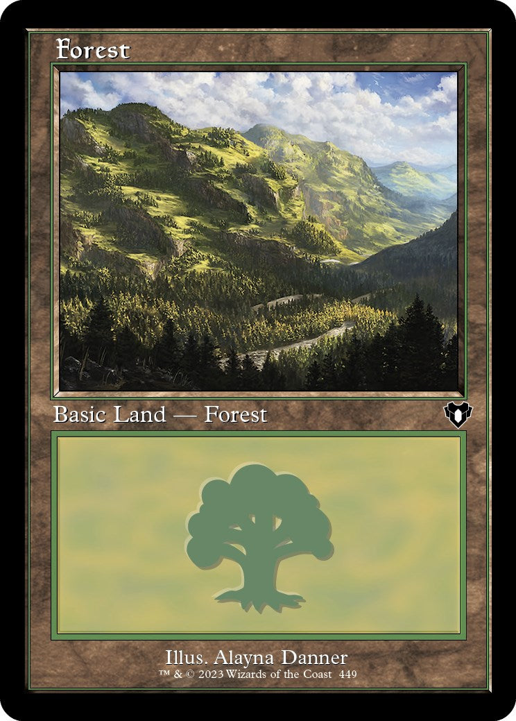 Forest (449) (Retro) [Commander Masters] | Tables and Towers