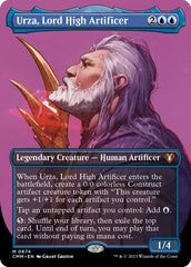 Urza, Lord High Artificer (Borderless Profile) [Commander Masters] | Tables and Towers