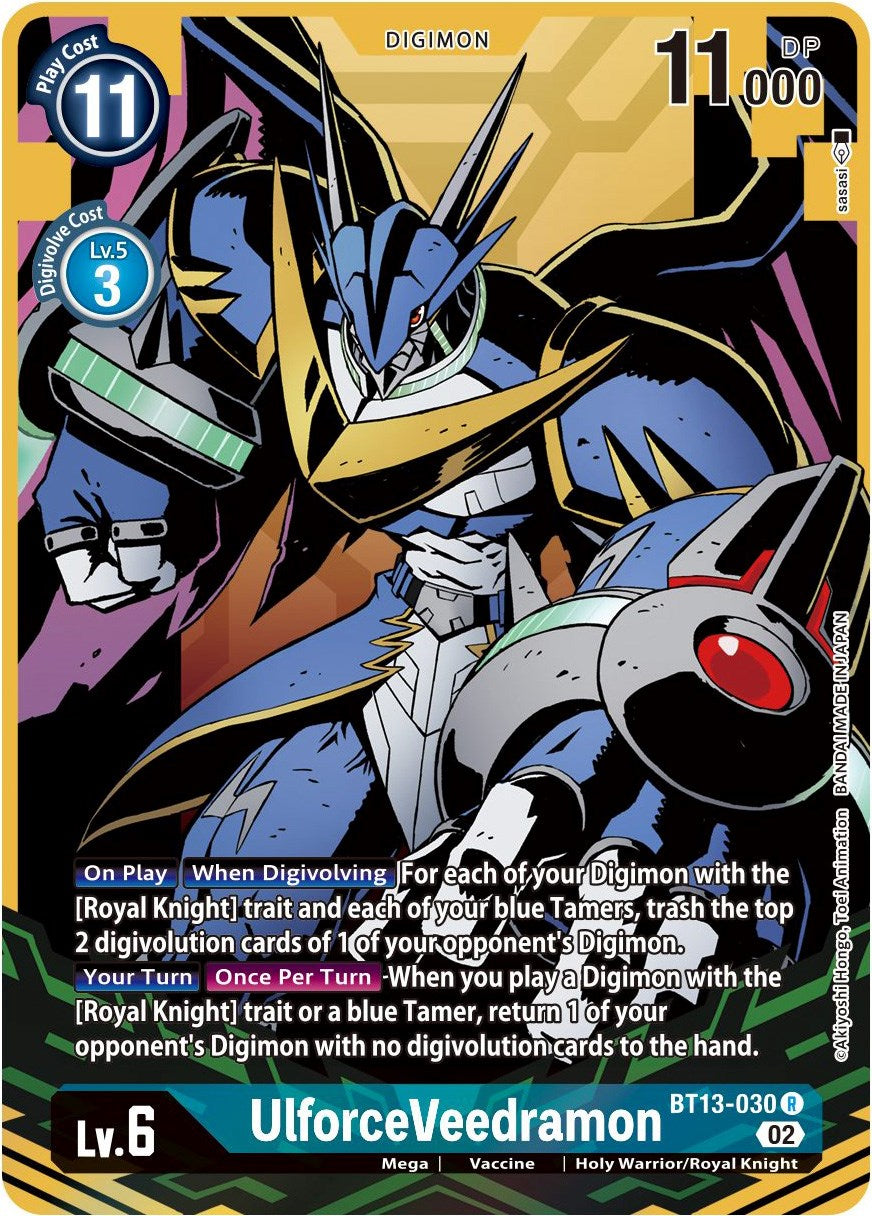 UlforceVeedramon [BT13-030] (Alternate Art) [Versus Royal Knights Booster] | Tables and Towers