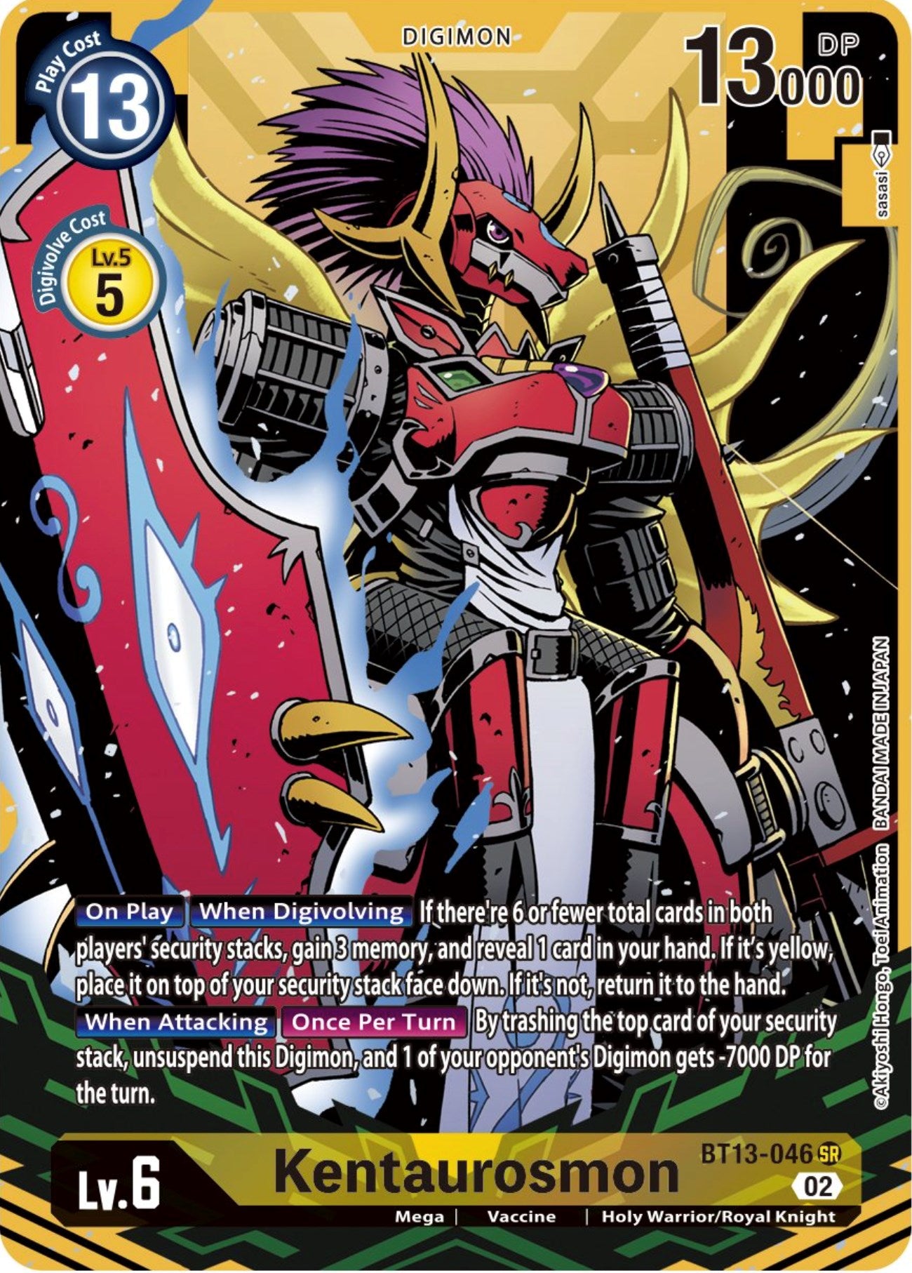 Kentaurosmon [BT13-046] (Alternate Art) [Versus Royal Knights Booster] | Tables and Towers