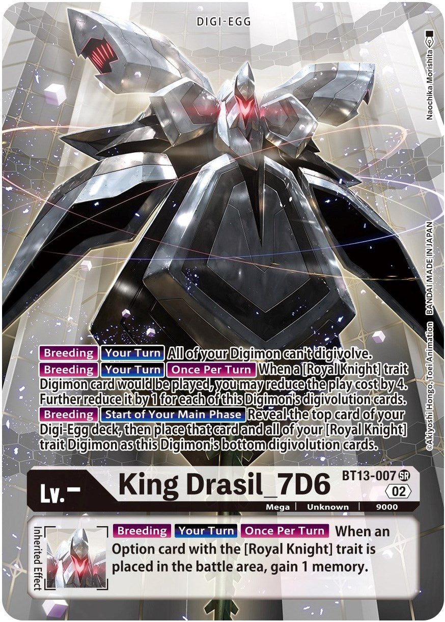 King Drasil_7D6 [BT13-007] (Alternate Art) [Versus Royal Knights Booster] | Tables and Towers