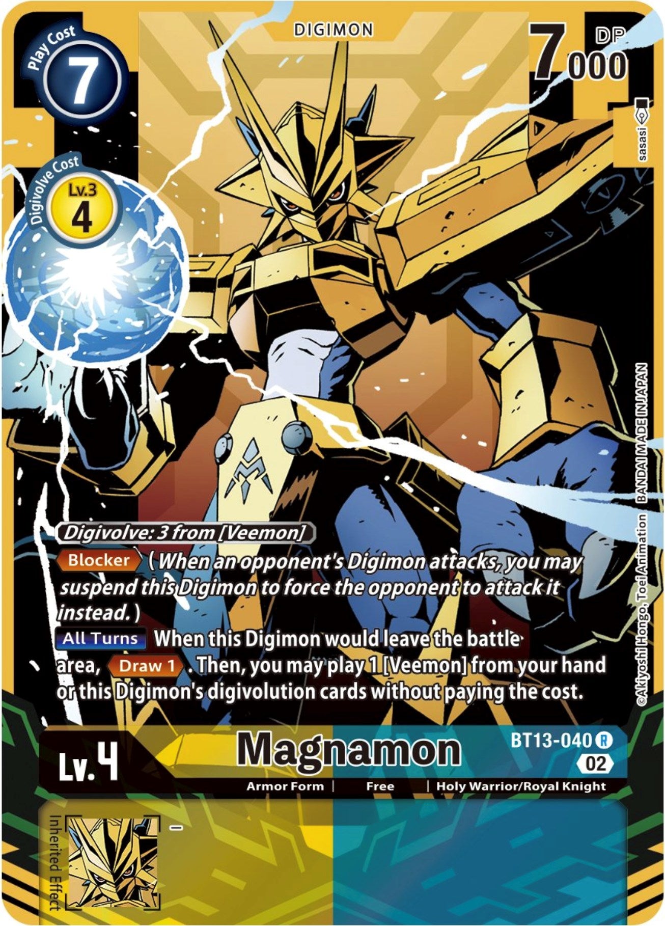 Magnamon [BT13-040] (Alternate Art) [Versus Royal Knights Booster] | Tables and Towers