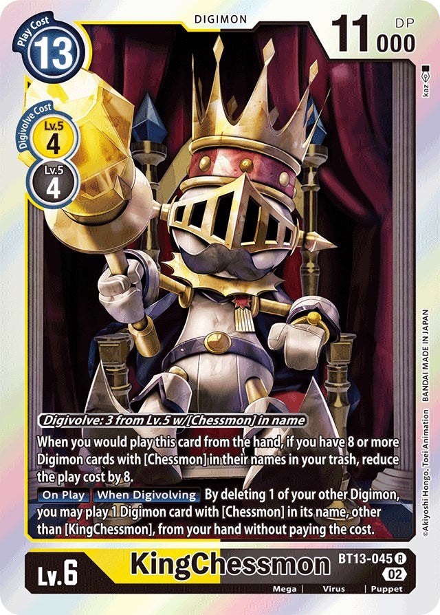 KingChessmon [BT13-045] [Versus Royal Knights Booster] | Tables and Towers