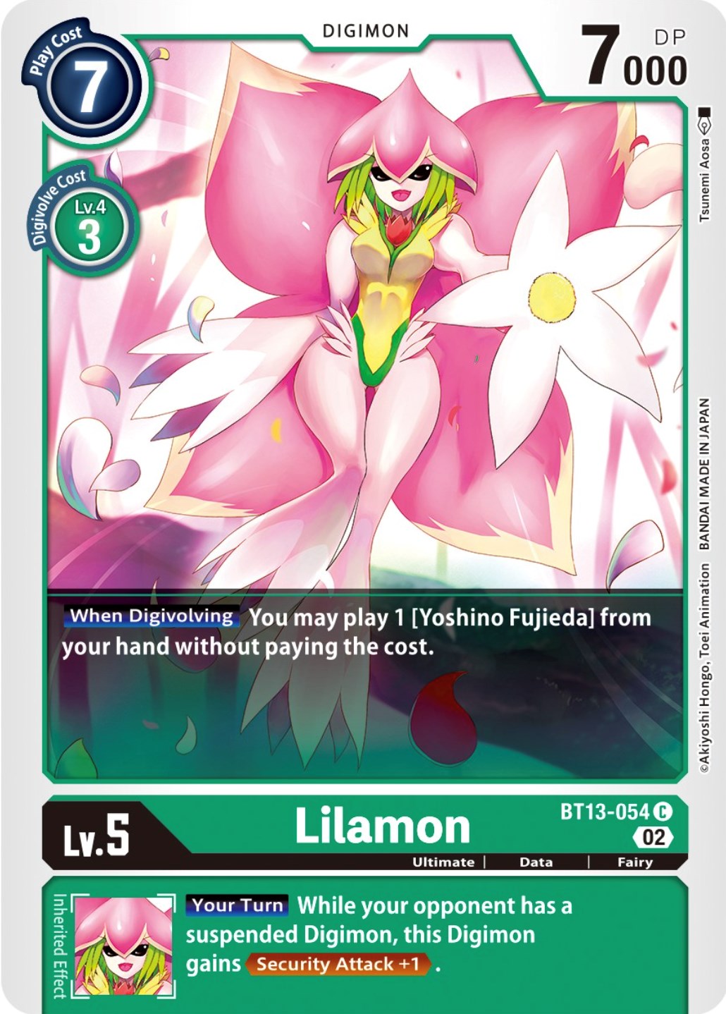 Lilamon [BT13-054] [Versus Royal Knights Booster] | Tables and Towers