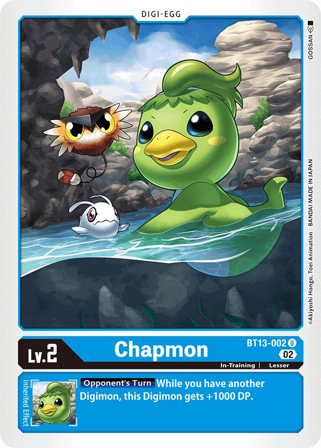 Chapmon [BT13-002] [Versus Royal Knights Booster] | Tables and Towers