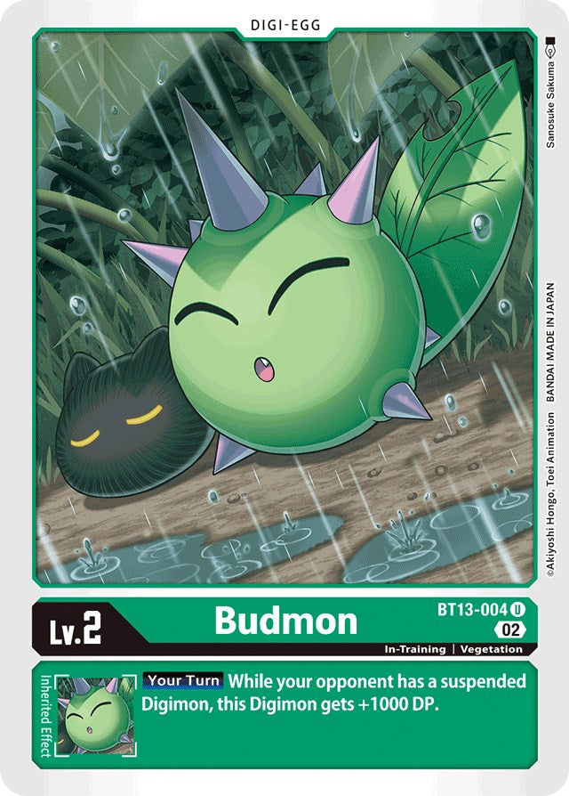 Budmon [BT13-004] [Versus Royal Knights Booster] | Tables and Towers