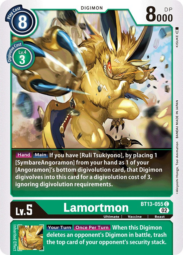 Lamortmon [BT13-055] [Versus Royal Knights Booster] | Tables and Towers