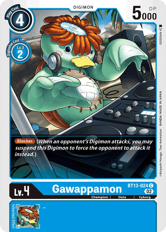 Gawappamon [BT13-024] [Versus Royal Knights Booster] | Tables and Towers