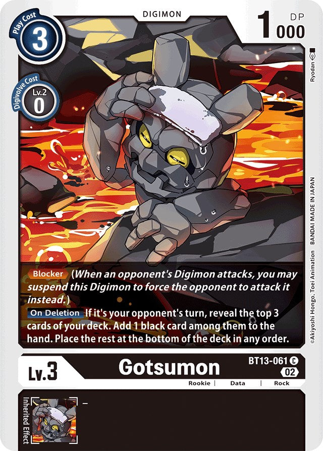 Gotsumon [BT13-061] [Versus Royal Knights Booster] | Tables and Towers