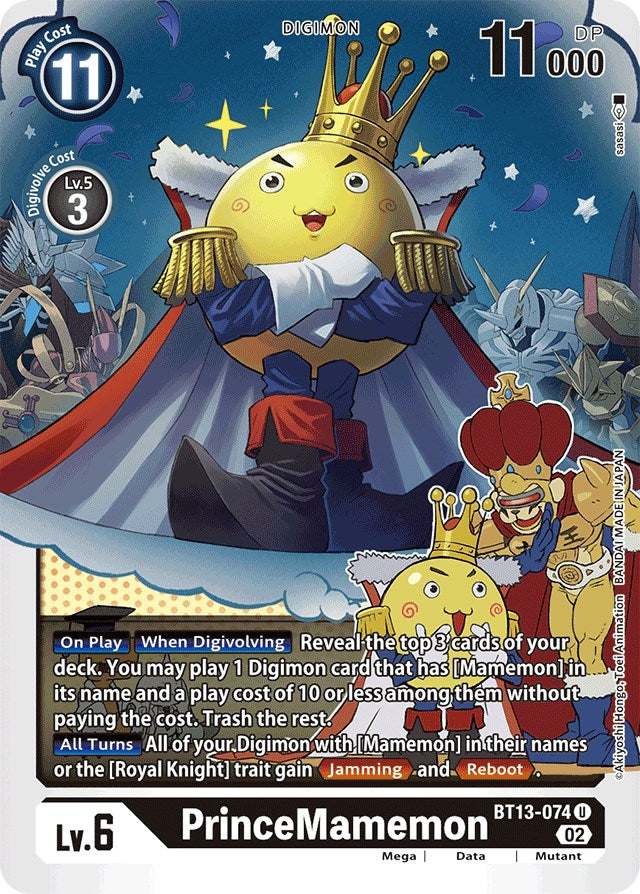 PrinceMamemon [BT13-074] [Versus Royal Knights Booster] | Tables and Towers