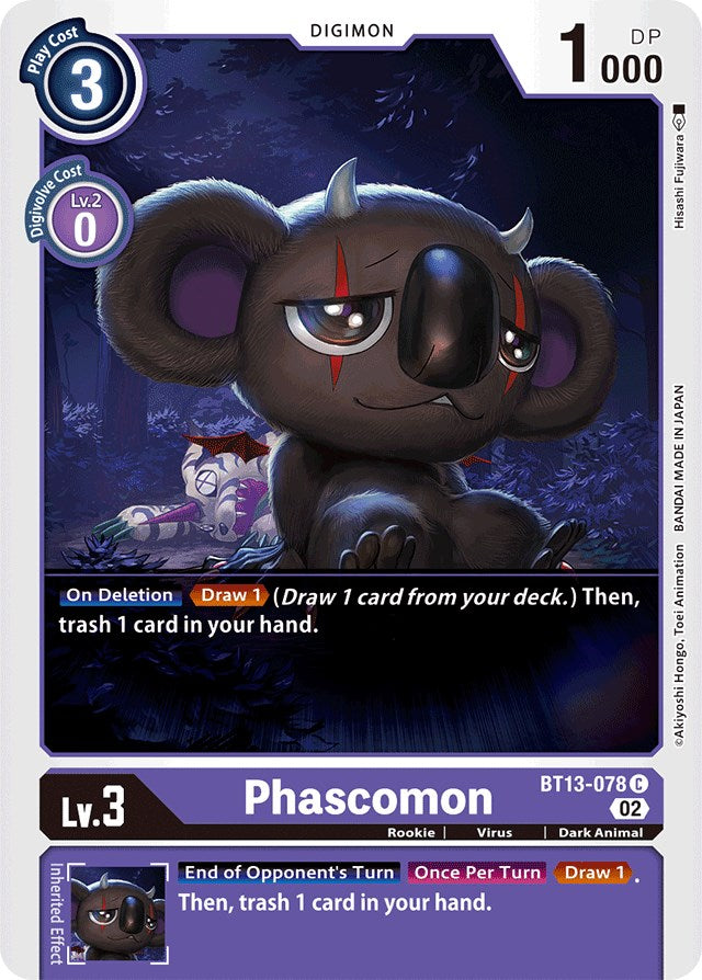 Phascomon [BT13-078] [Versus Royal Knights Booster] | Tables and Towers