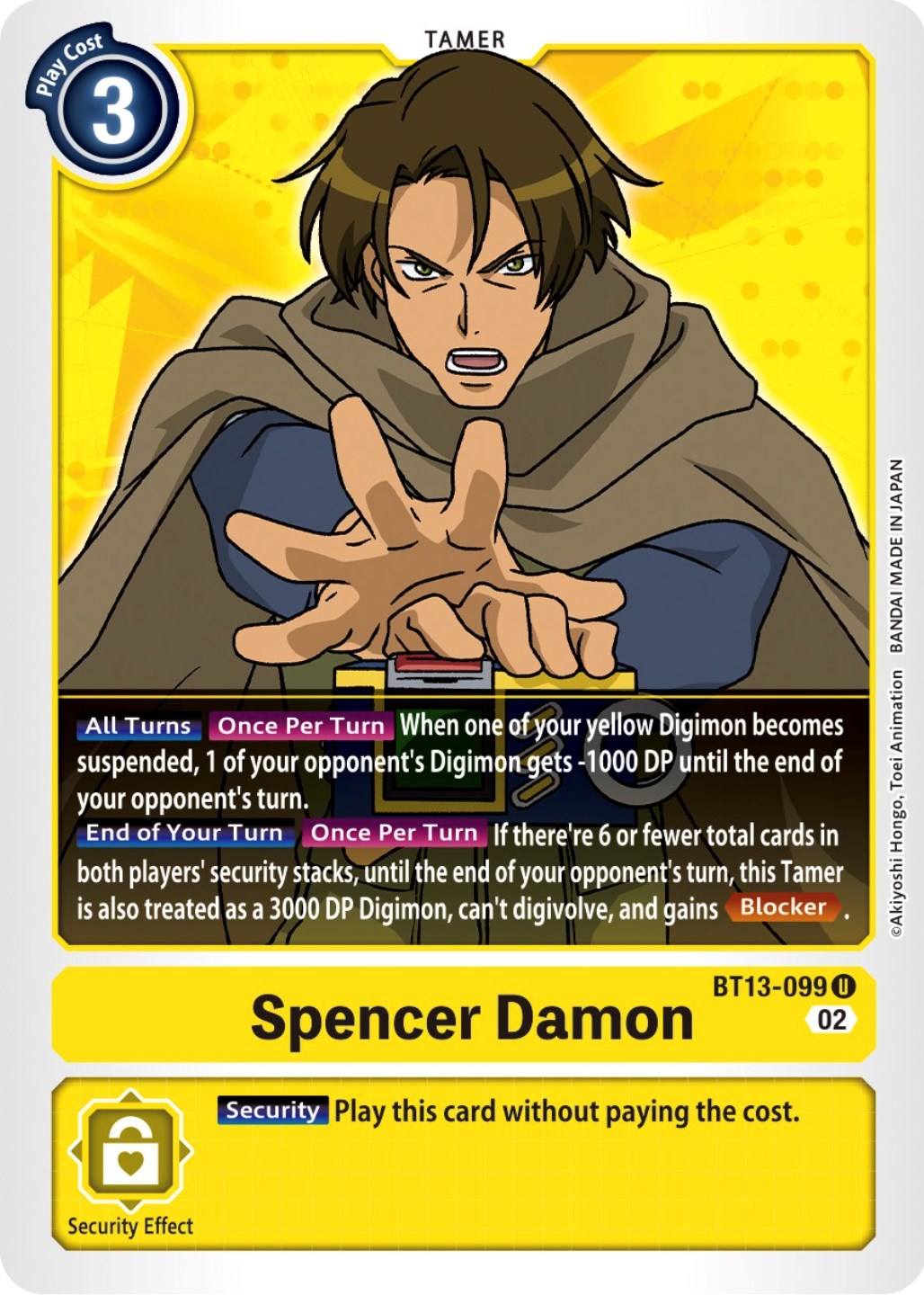 Spencer Damon [BT13-099] [Versus Royal Knights Booster] | Tables and Towers