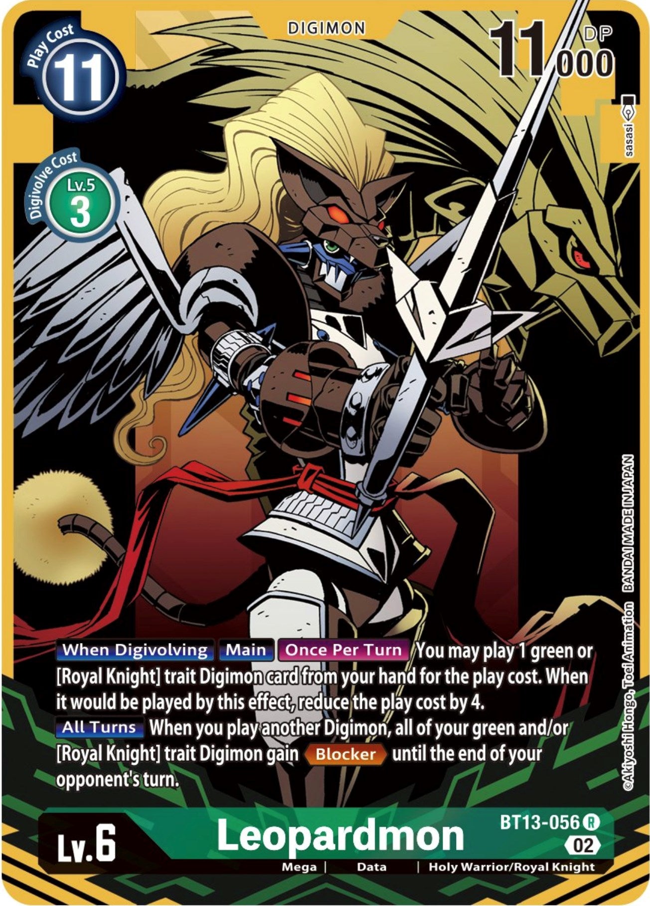 Leopardmon [BT13-056] (Alternate Art) [Versus Royal Knights Booster] | Tables and Towers