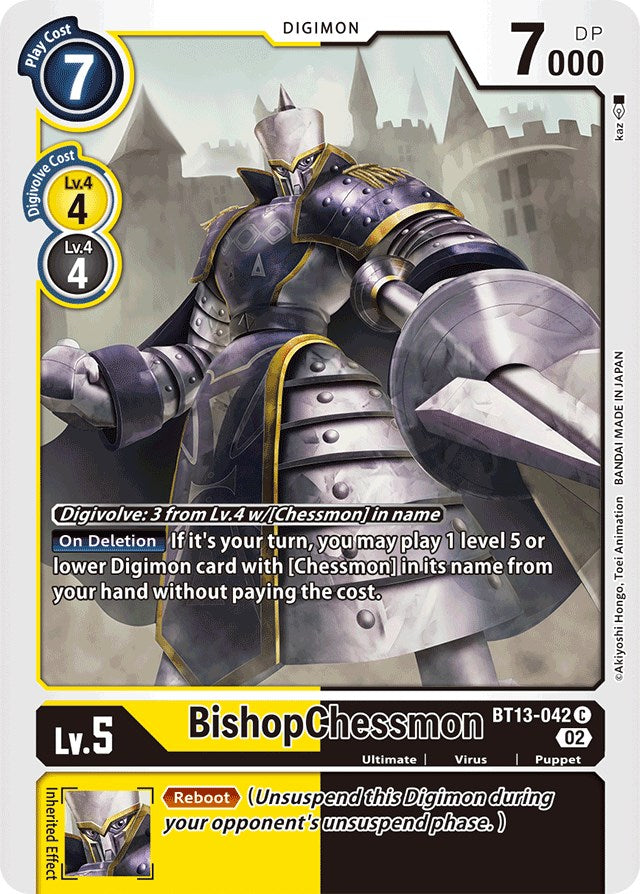 BishopChessmon [BT13-042] [Versus Royal Knights Booster] | Tables and Towers