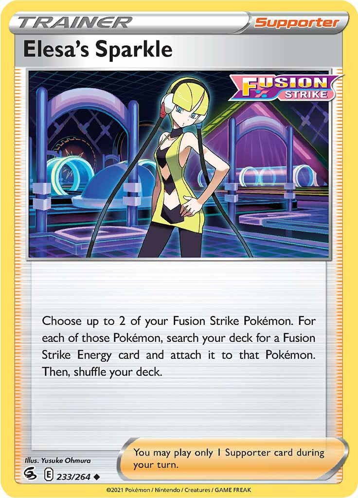 Elesa's Sparkle (233/264) [Sword & Shield: Fusion Strike] | Tables and Towers