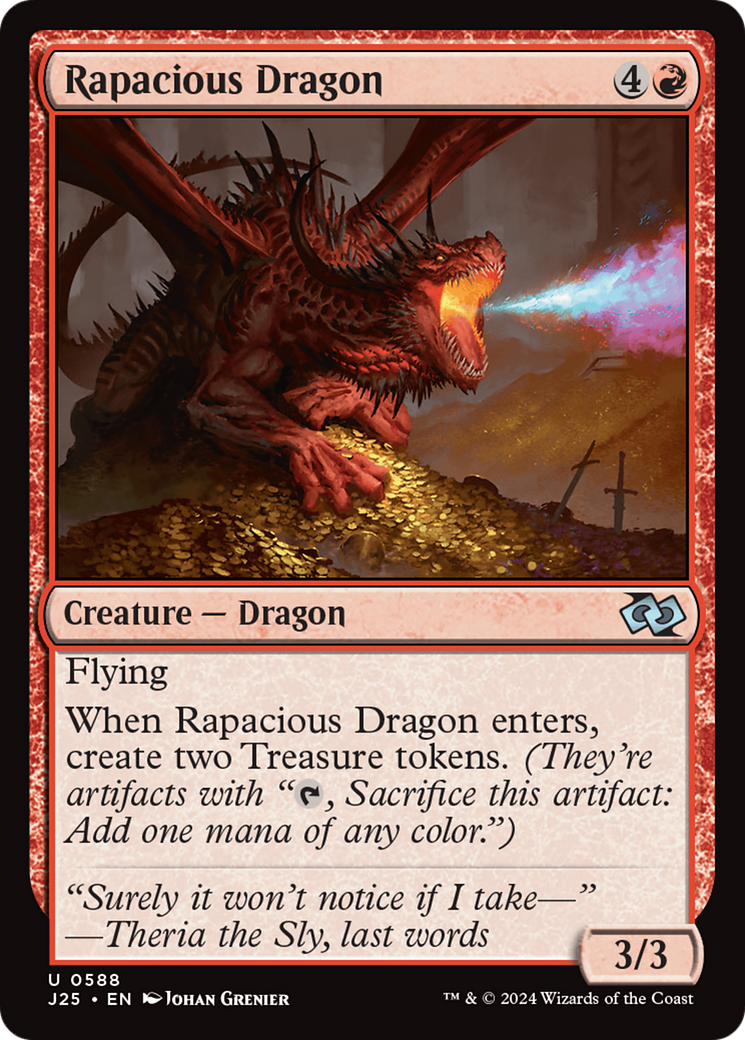 Rapacious Dragon [Foundations Jumpstart] | Tables and Towers