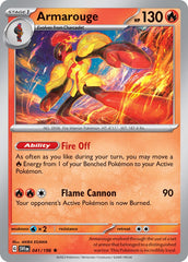 Armarouge (041/198) (Line Holo) [Scarlet & Violet: Base Set] | Tables and Towers