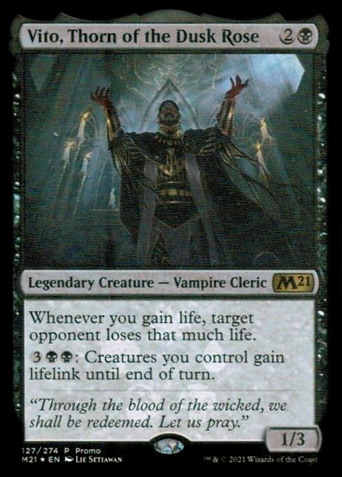 Vito, Thorn of the Dusk Rose [Resale Promos] | Tables and Towers