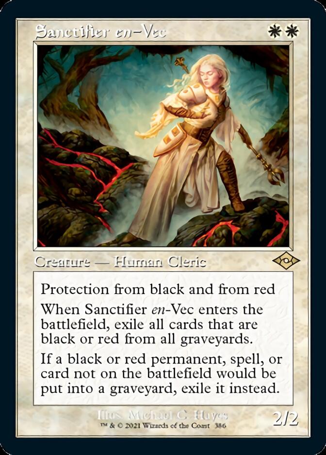 Sanctifier en-Vec (Retro Foil Etched) [Modern Horizons 2] | Tables and Towers