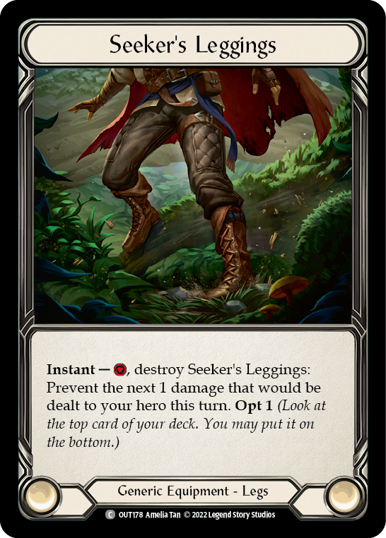 Seeker's Leggings [OUT178] (Outsiders)  Rainbow Foil | Tables and Towers