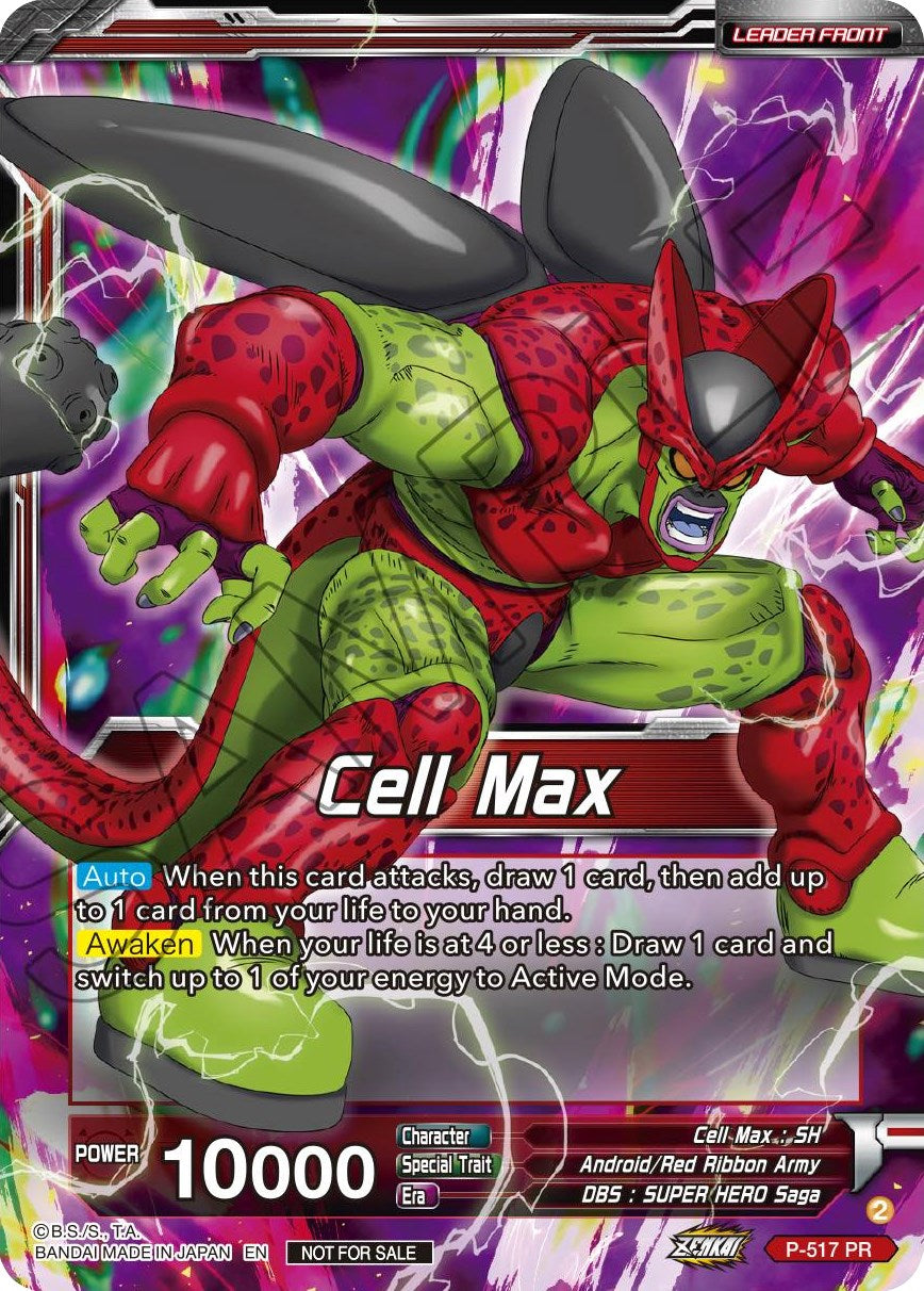 Cell Max // Cell Max, Devouring the Earth (Gold-Stamped) (P-517) [Promotion Cards] | Tables and Towers