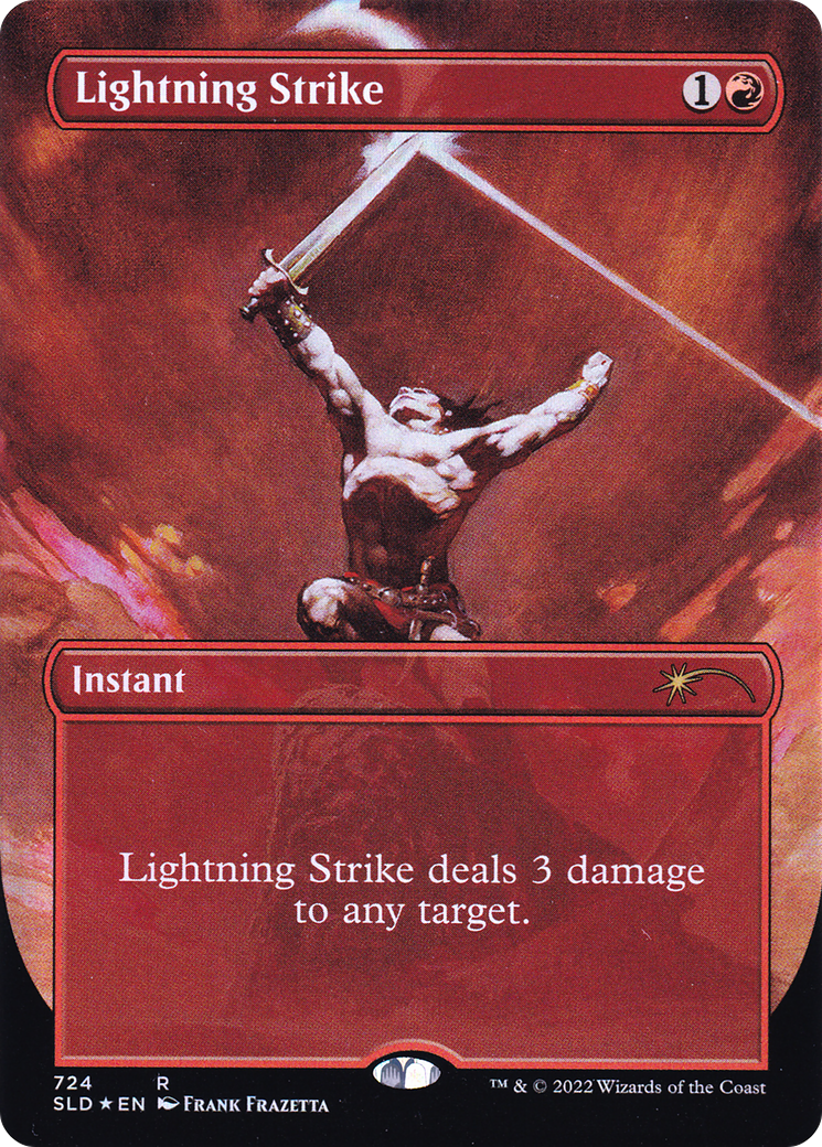 Lightning Strike (Borderless) [Secret Lair Drop Promos] | Tables and Towers