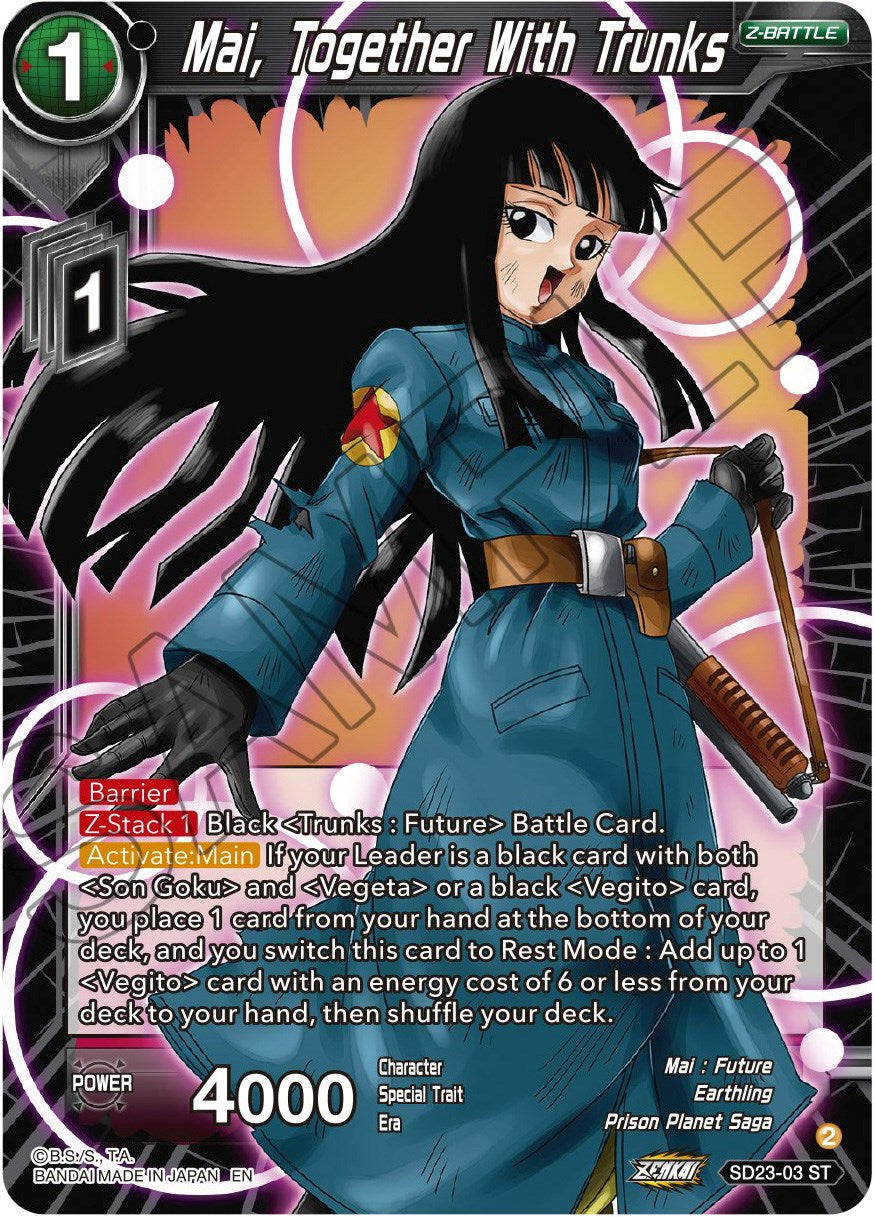 Mai, Together With Trunks (SD23-03) [Critical Blow] | Tables and Towers